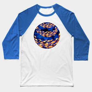 Goldfish Swimming Baseball T-Shirt